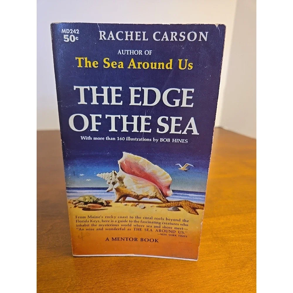 THE EDGE OF‎ THE SEA by RACHEL CARSON, MENTOR BOOK 1st Print 1959